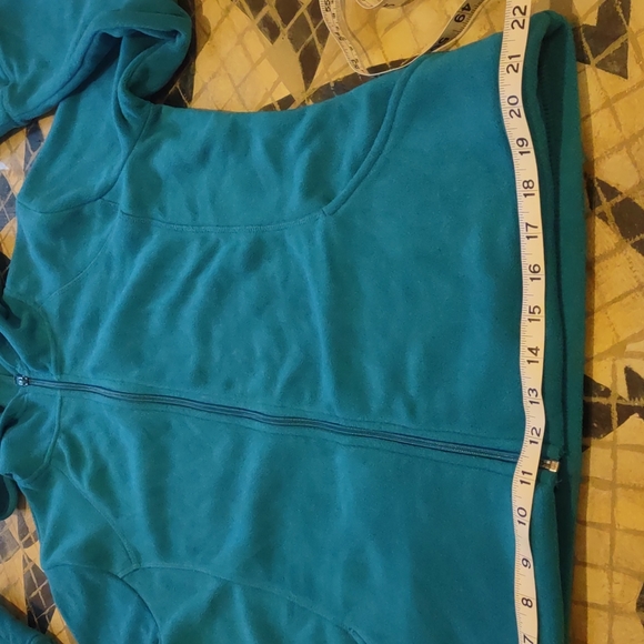 Z by Zella Hooded Polar Fleece Zip Front Jacket Size Large - Picture 9 of 11